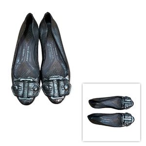 Anya Hindmarch Python Ballet Flats